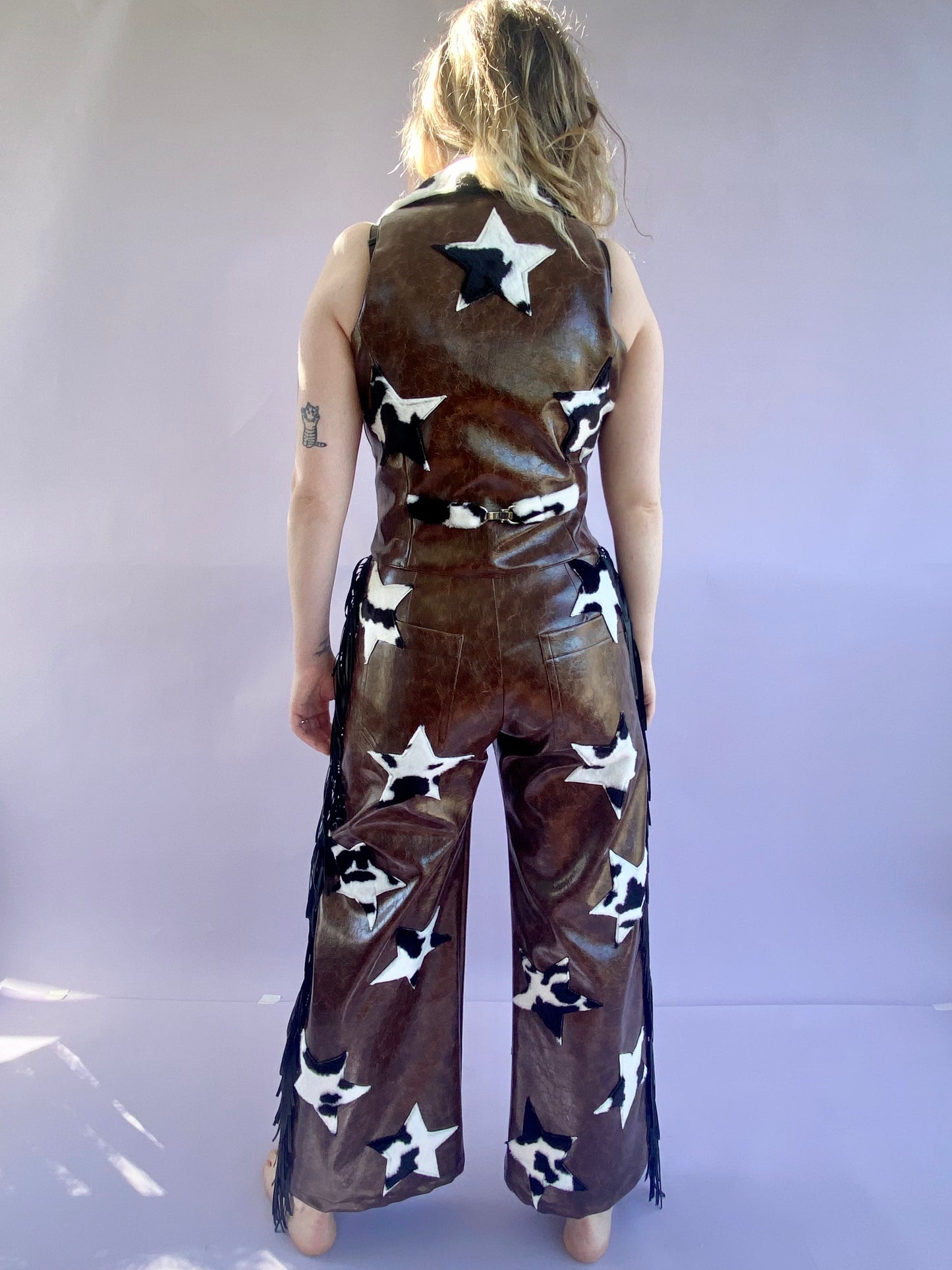 Leather Look Harper Vest