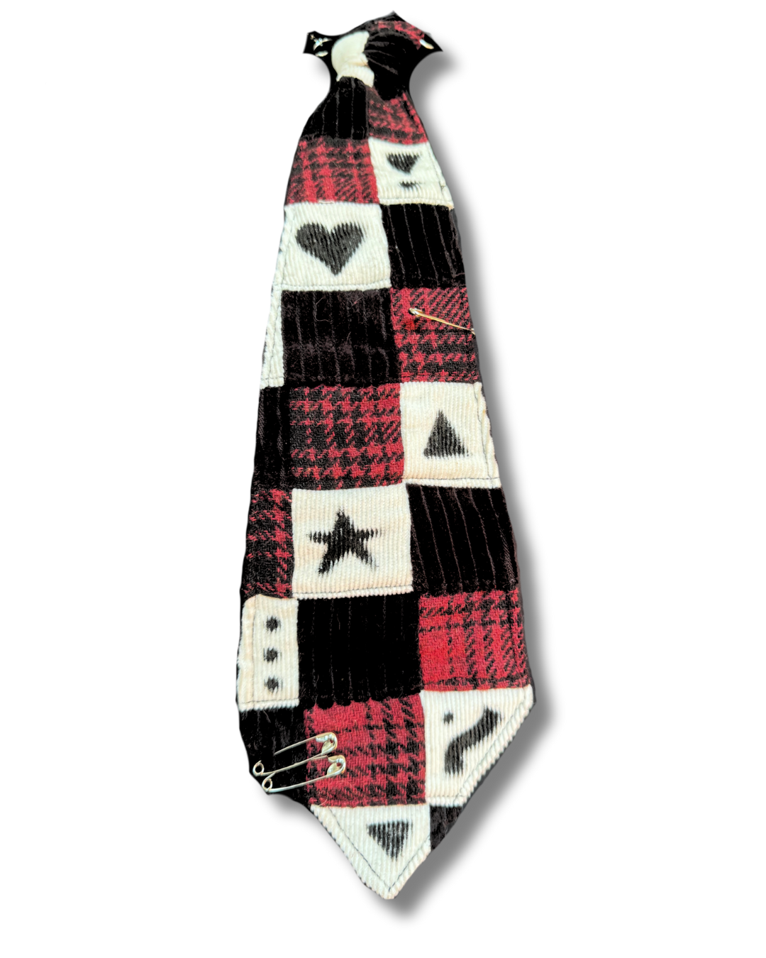 Red Scrappy Tie