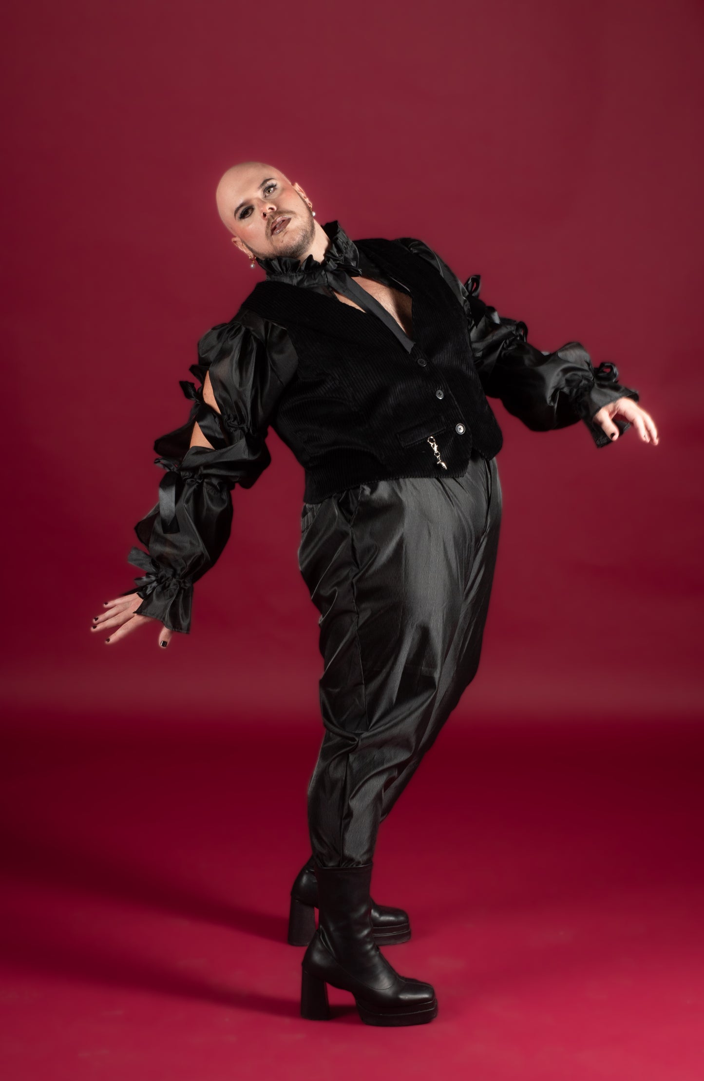 Black Augusten Pants