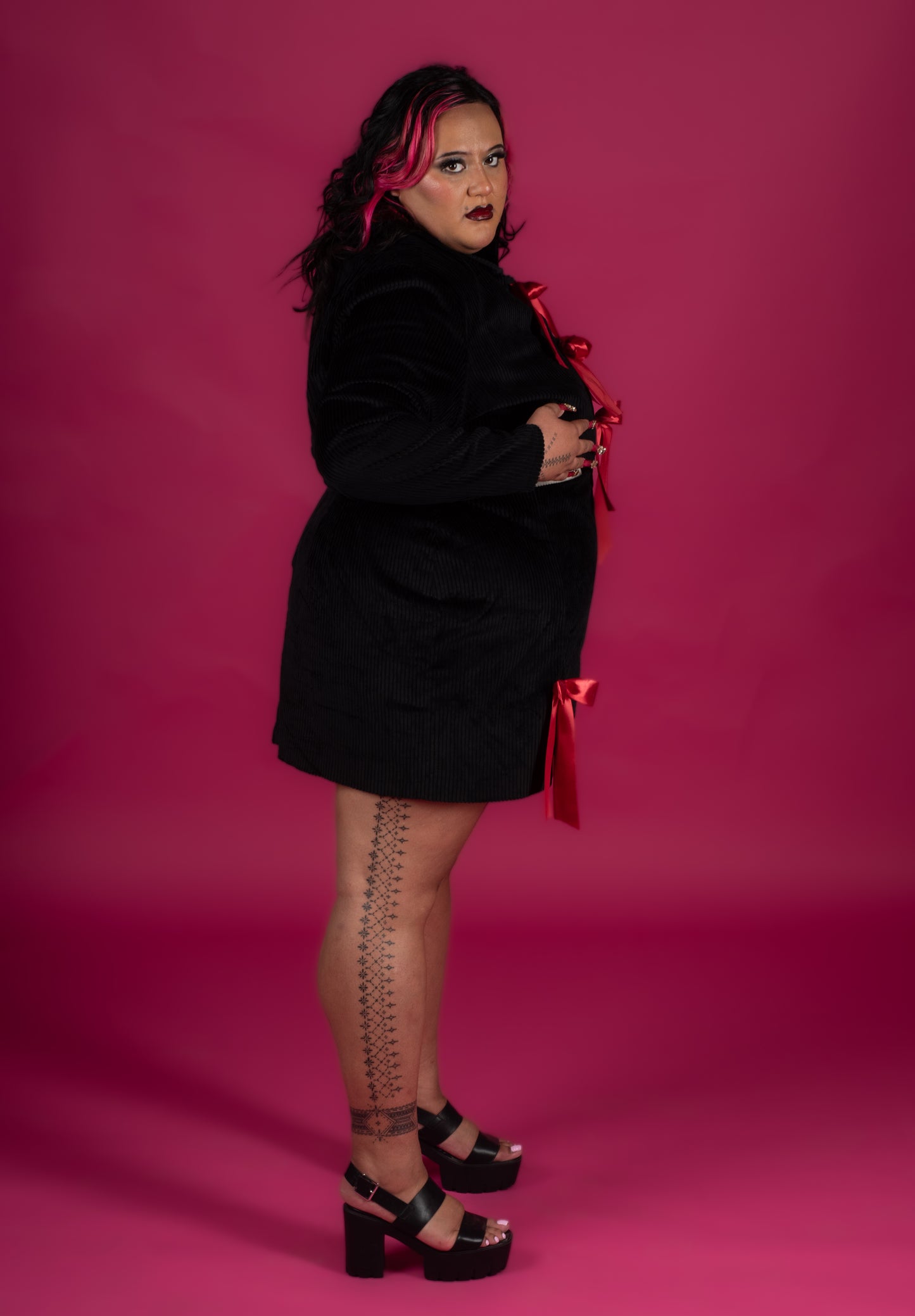 Black & Red Bow Mini Set