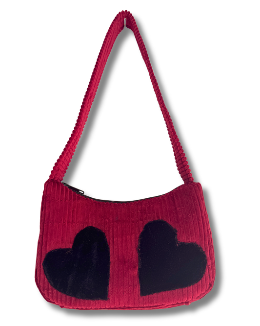 Velvet Hearts Cordy Bag
