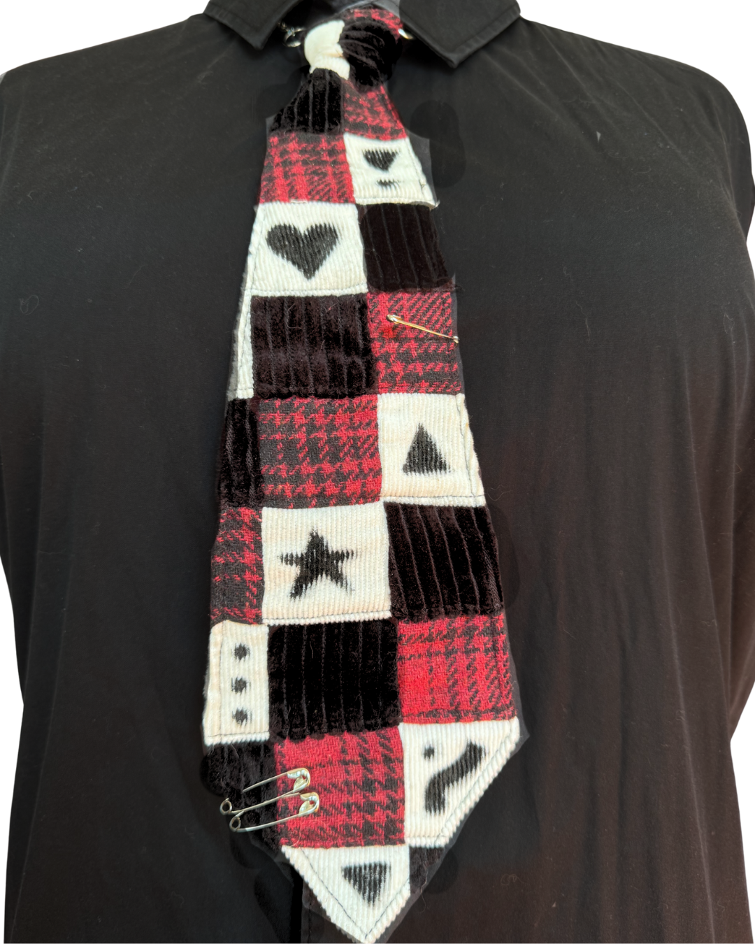 Red Scrappy Tie