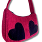 Velvet Hearts Cordy Bag
