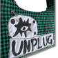 Unplug Green Houndstooth Bag