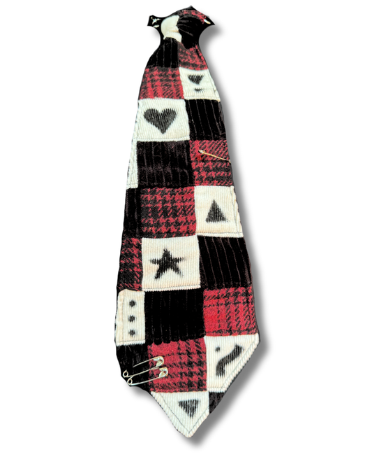 Red Scrappy Tie